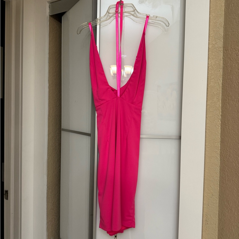 Caribbean Queen Hot Pink Dress